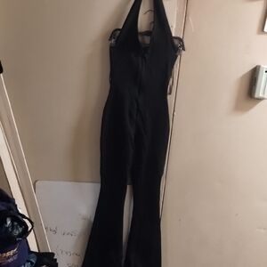 Zara Black Halter Jumpsuit